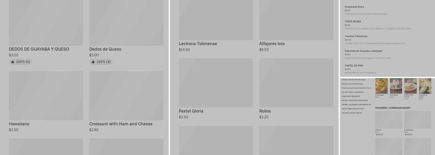Los Hornitos Menu