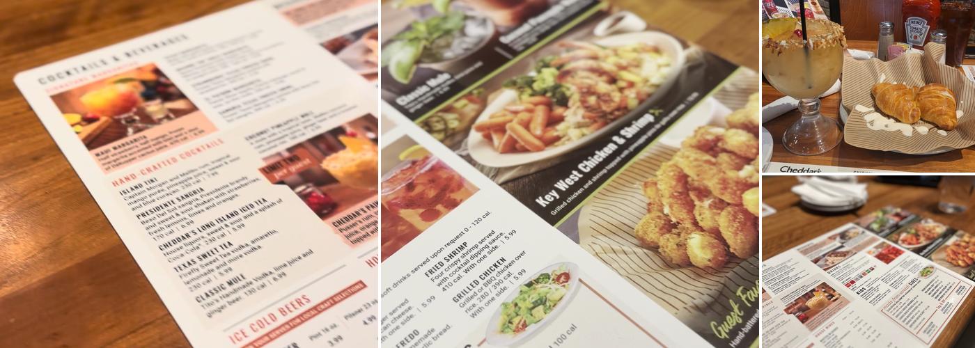 Cheddar's Scratch Kitchen Menu