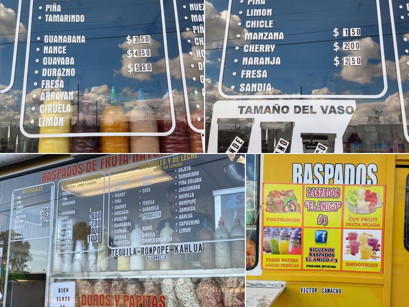 Raspados el patron Menu