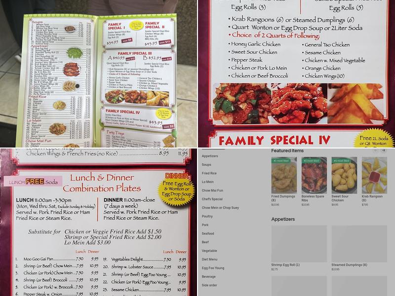 Asian Wok Menu