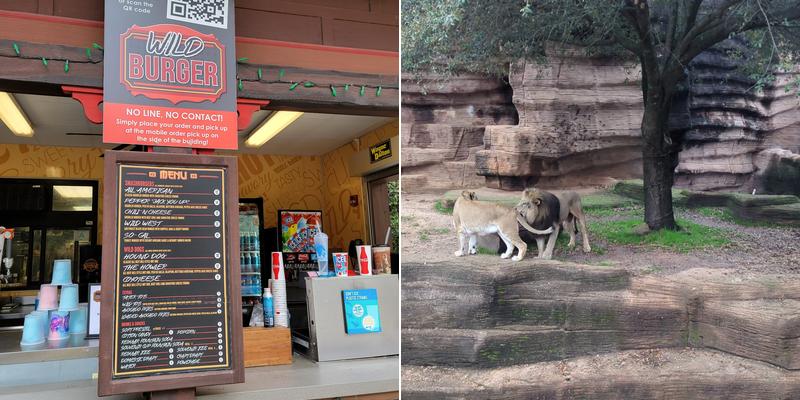 Wild Burger Menu