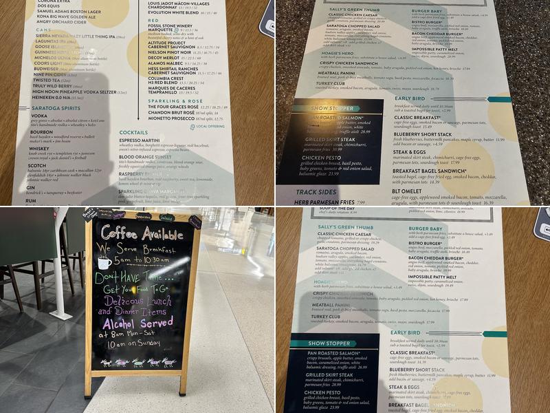 Silks Saratoga Bistro Menu