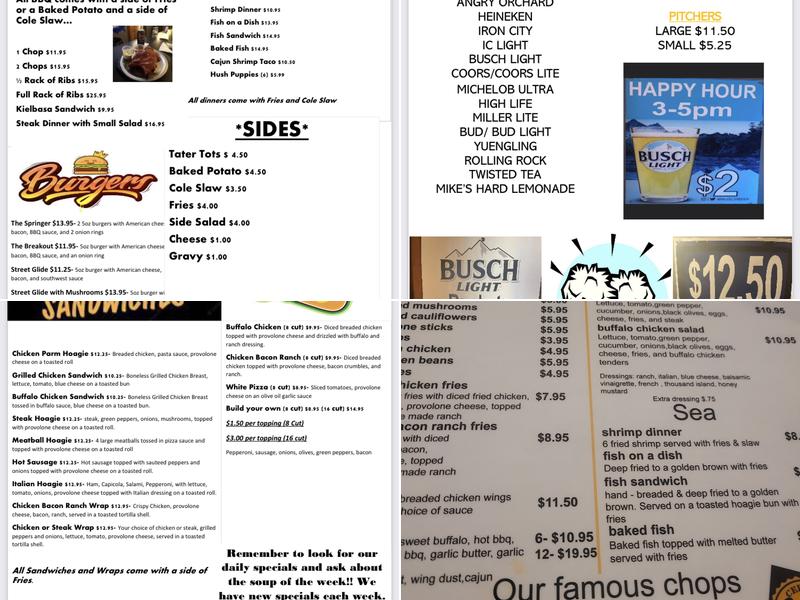 51 South Chop House Menu