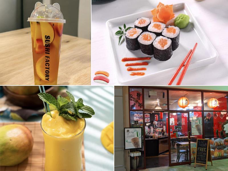 Sushi Factory and Bubble Tea