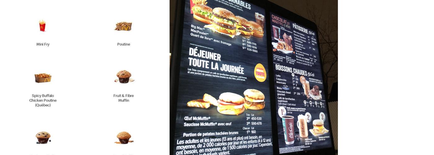 McDonald's Menu