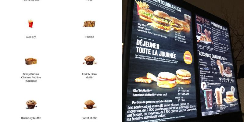 McDonald's Menu