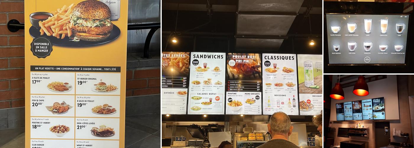 Express St-Hubert Menu