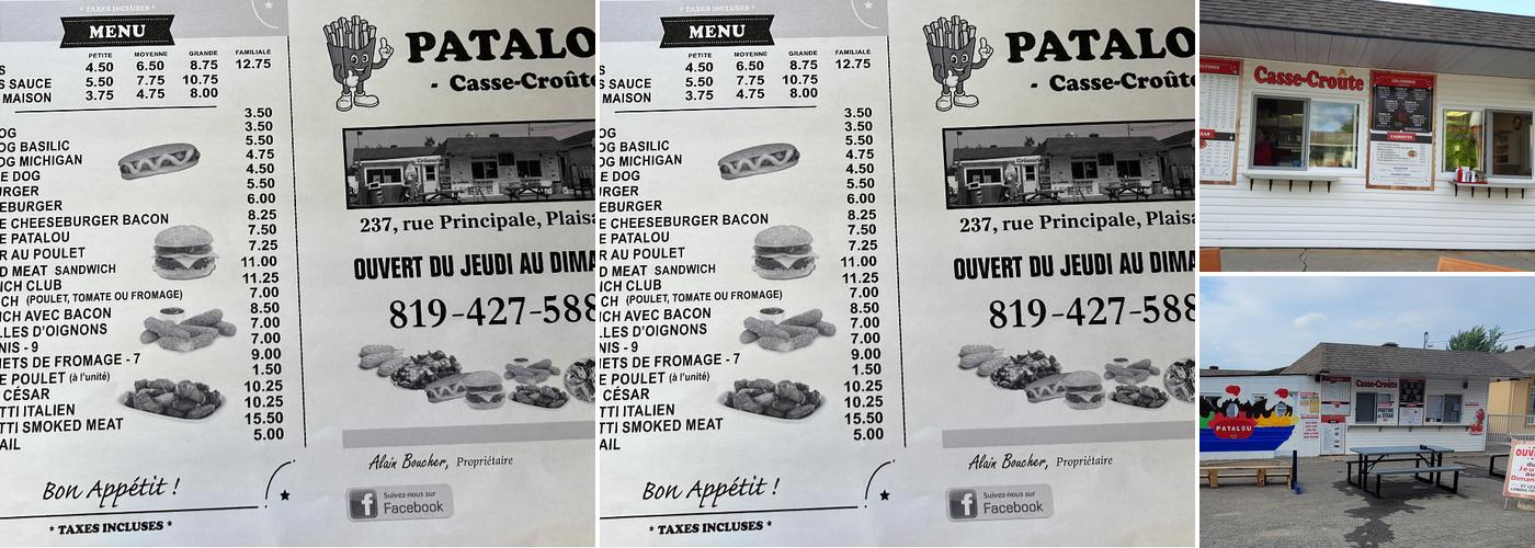 Casse-Croûte Patalou Menu
