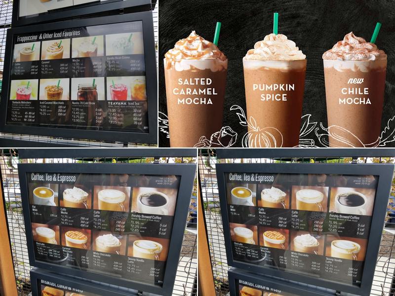 Starbucks Menu