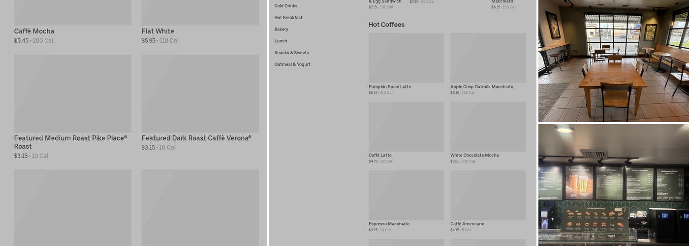 Starbucks Menu