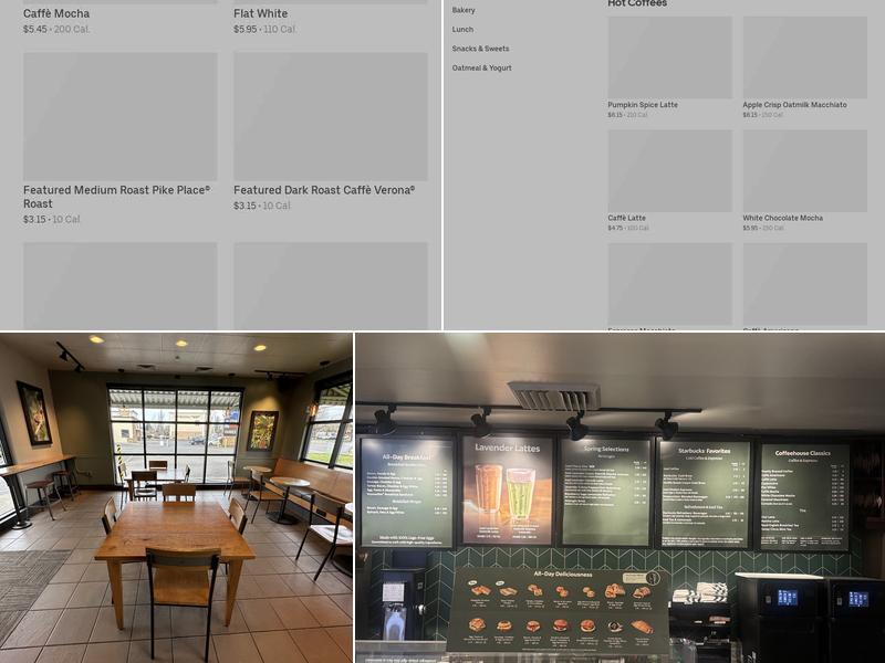 Starbucks Menu