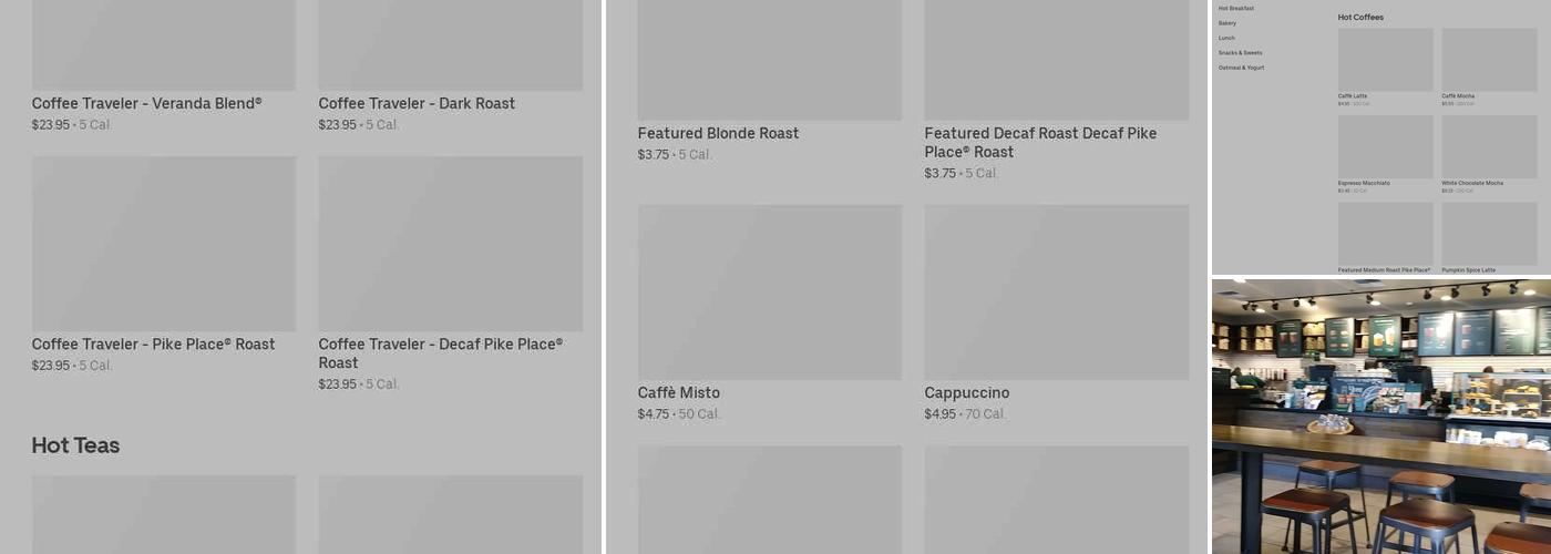 Starbucks Menu