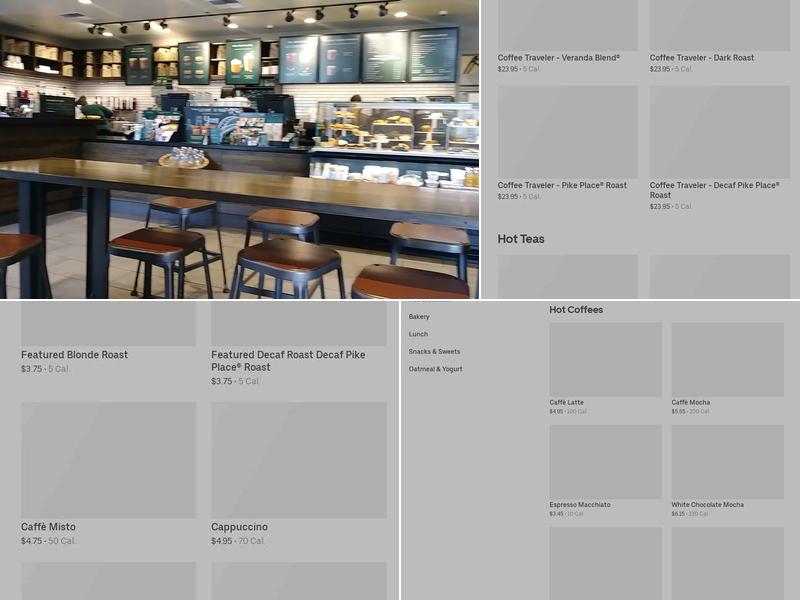Starbucks Menu
