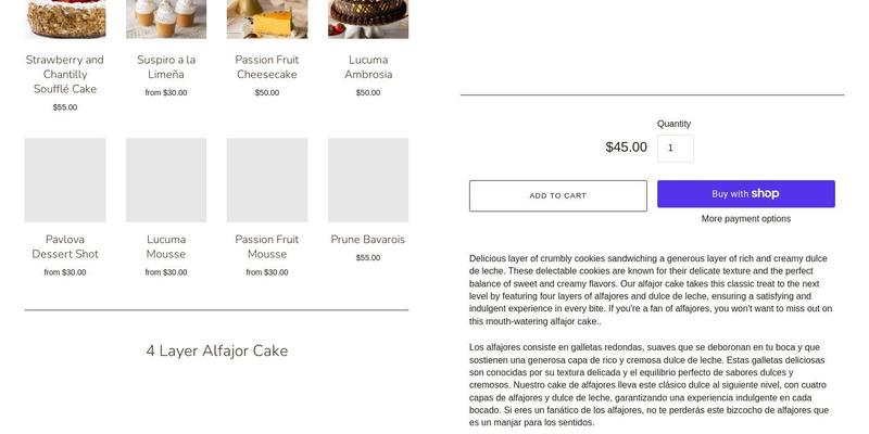 delizzia bakery Menu