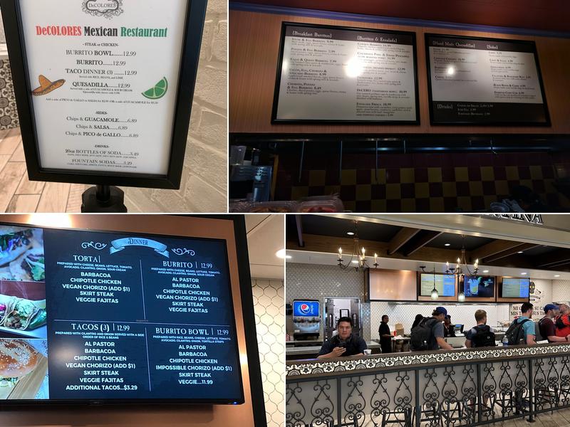 DeColores Menu