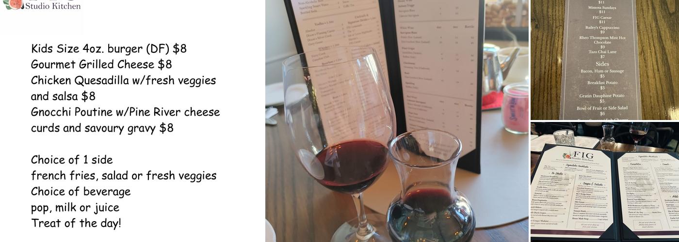 Fig Studio Kitchen Menu