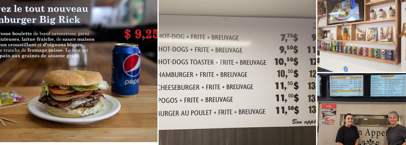 Casse Croute Chez Dede Menu