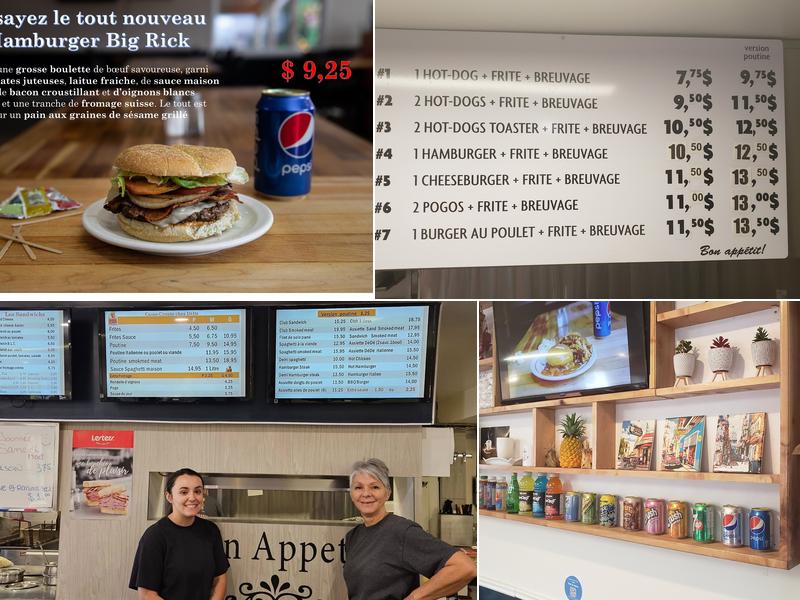 Casse Croute Chez Dede Menu