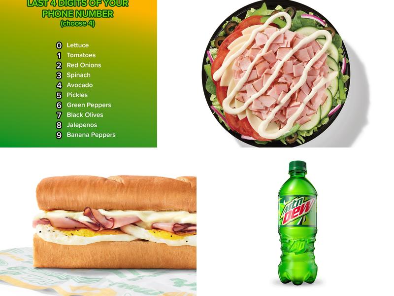Subway Menu