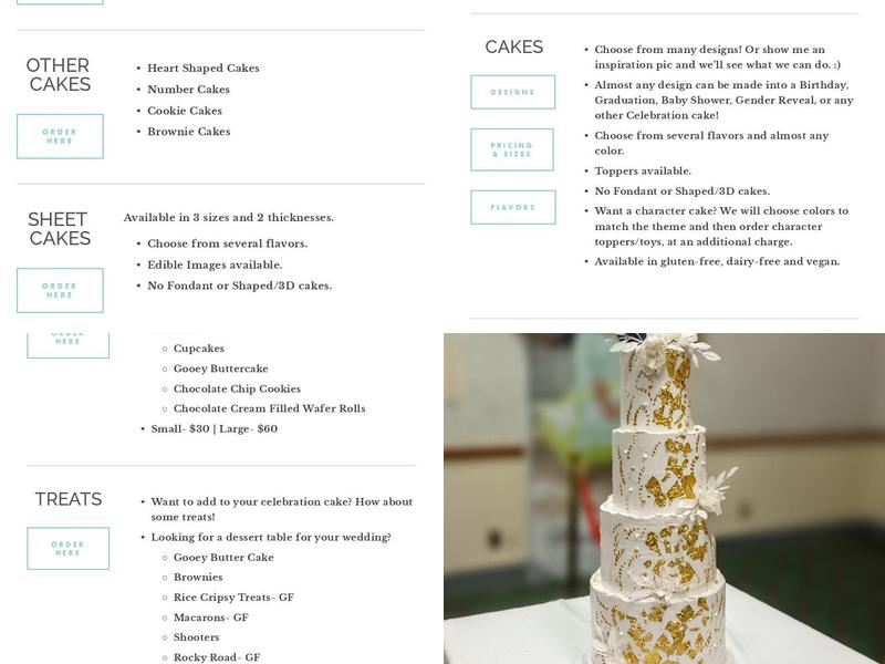 Sugar, Butter & Flour Menu