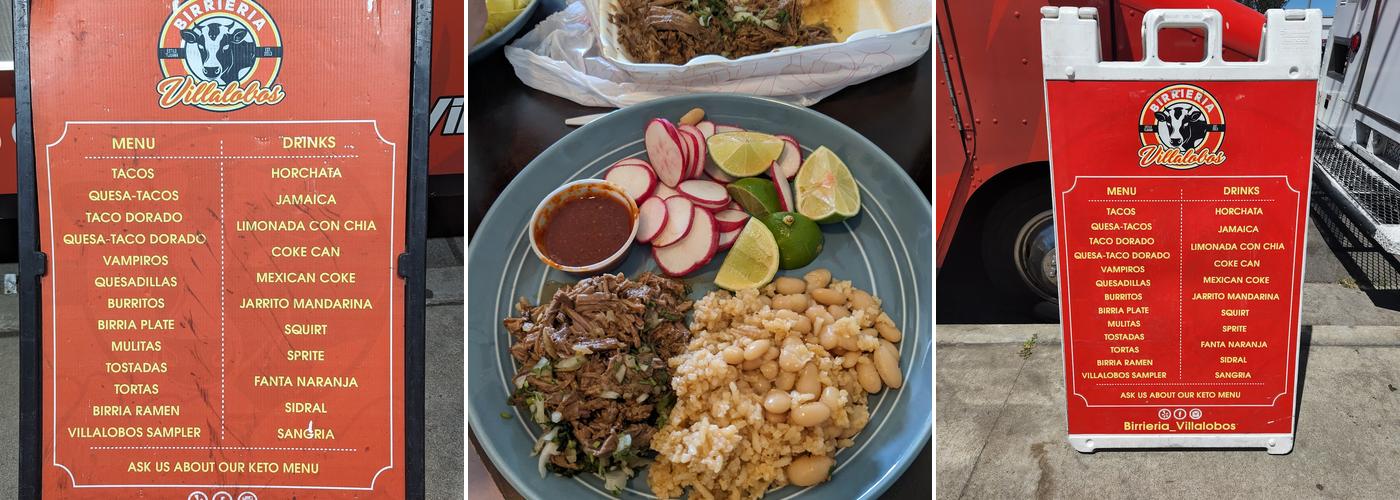 Birrieria Villalobos Menu