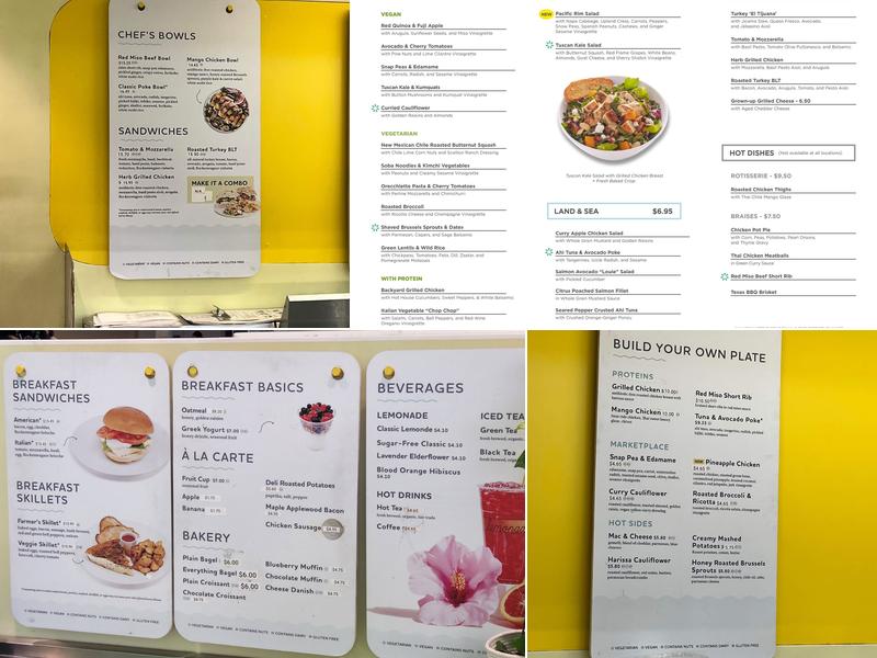 Lemonade Menu
