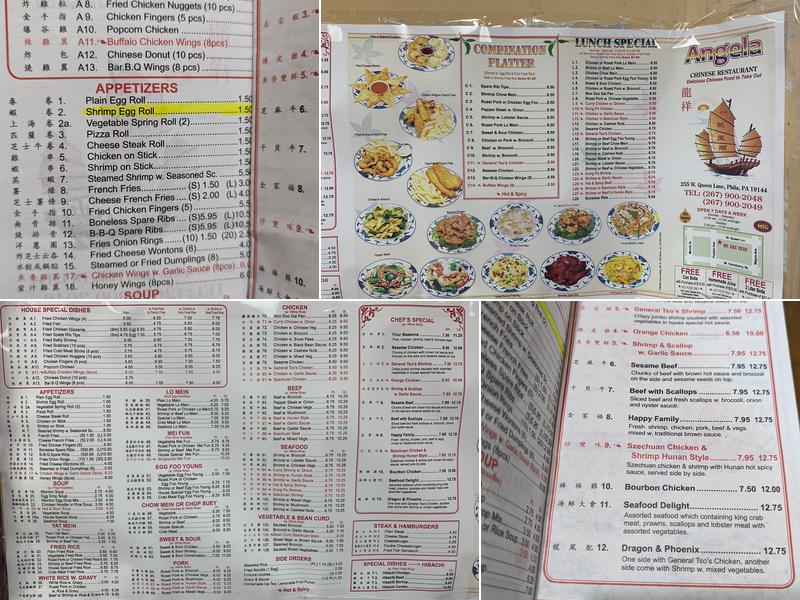 Angela Menu