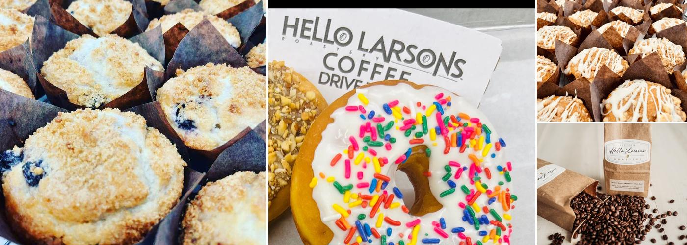 Hello Larsons Coffee Roastery & Drive Thru