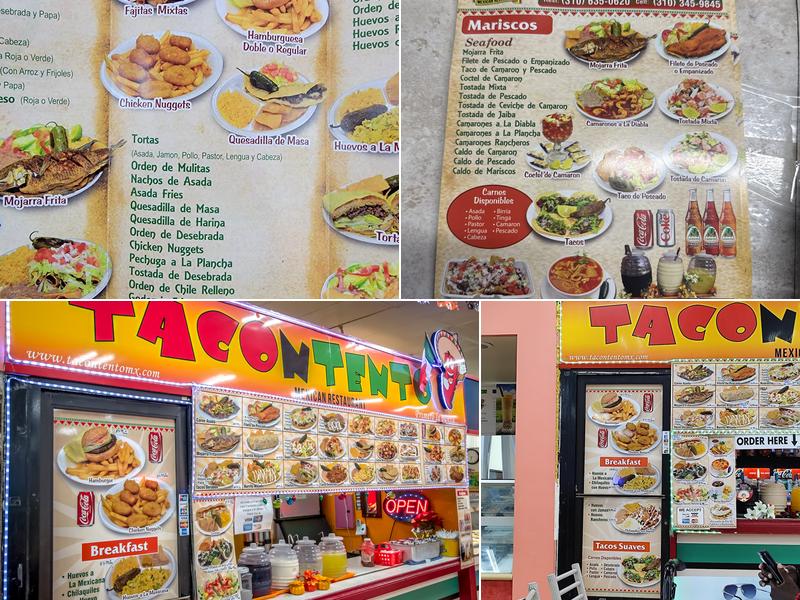 Tacontento Menu
