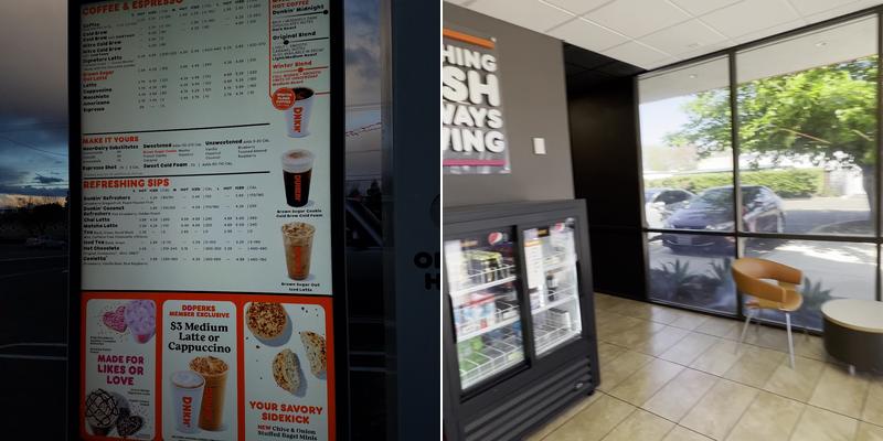 Dunkin' Menu