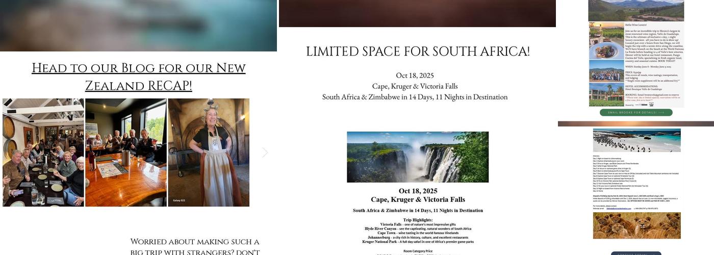 Vineyard Grant James Menu