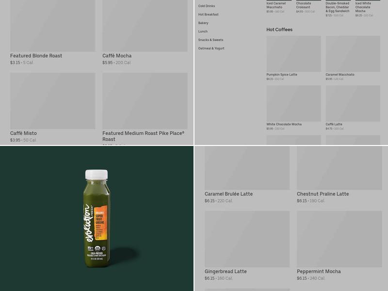 Starbucks Menu