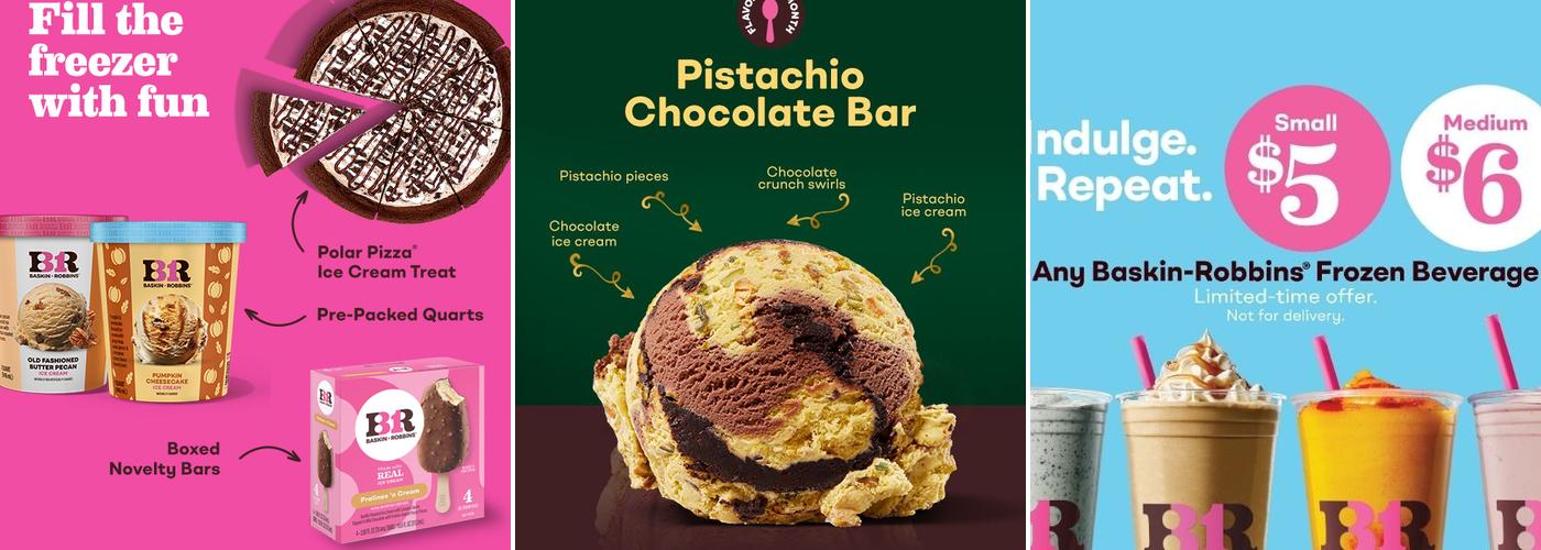 Baskin-Robbins Menu