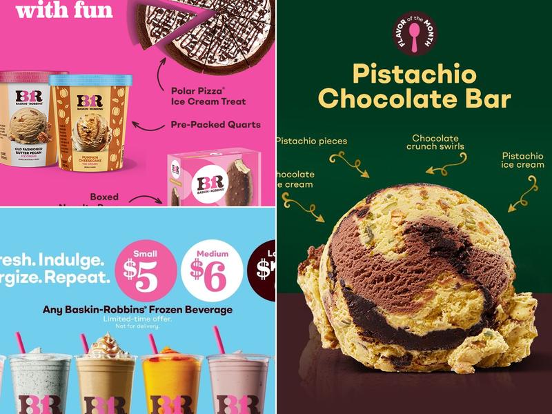 Baskin-Robbins Menu