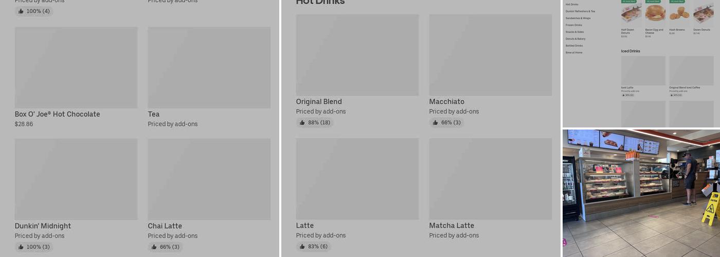 Dunkin' Menu