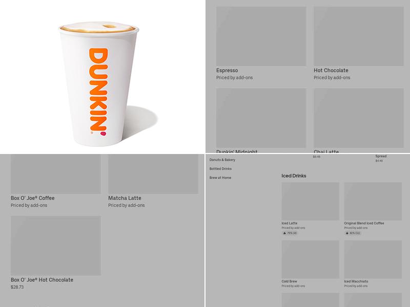 Dunkin' Menu