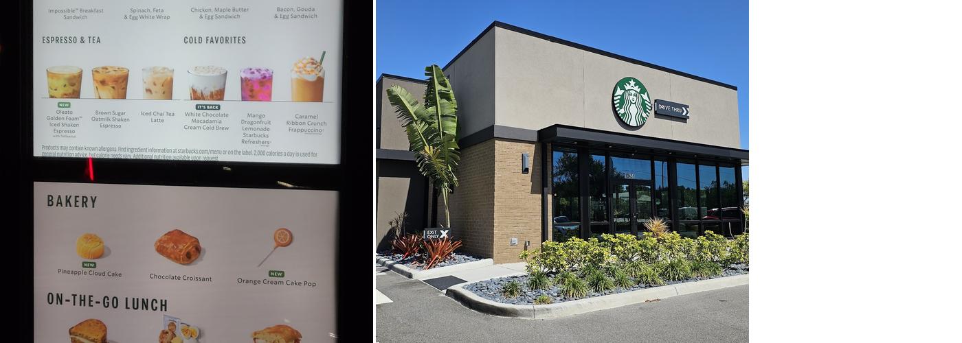 Starbucks Menu