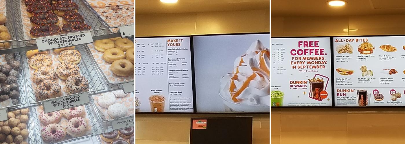 Dunkin' Menu
