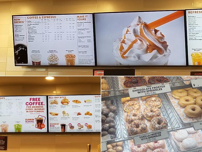 Dunkin' Menu