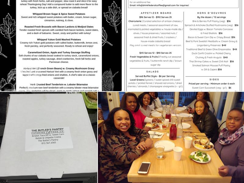 The Butler's Pantry Food Co. Menu