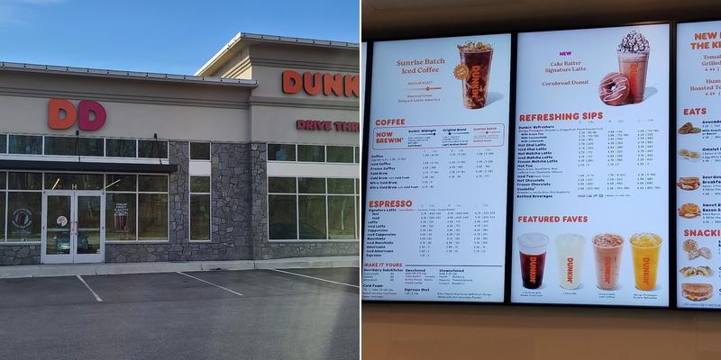 Dunkin' Menu