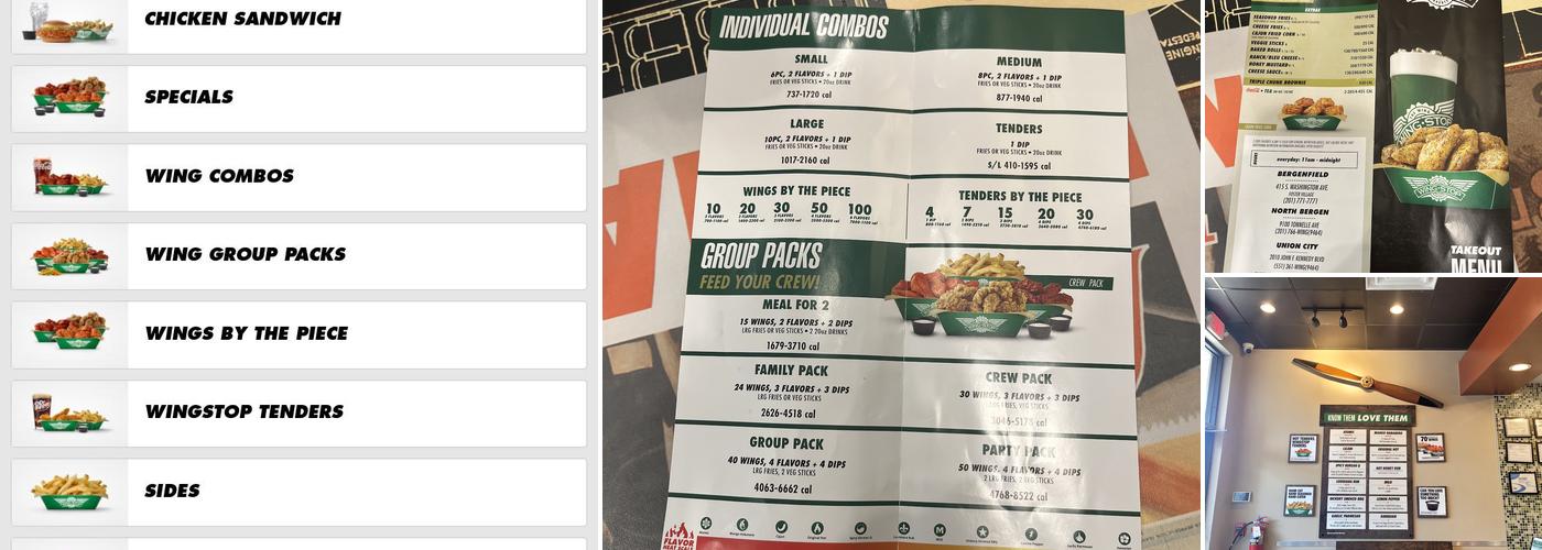 Wingstop Menu