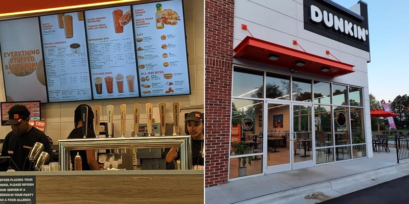 Dunkin' Menu