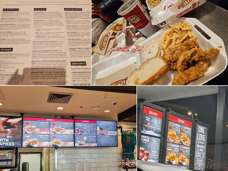 Raising Cane's Chicken Fingers Menu