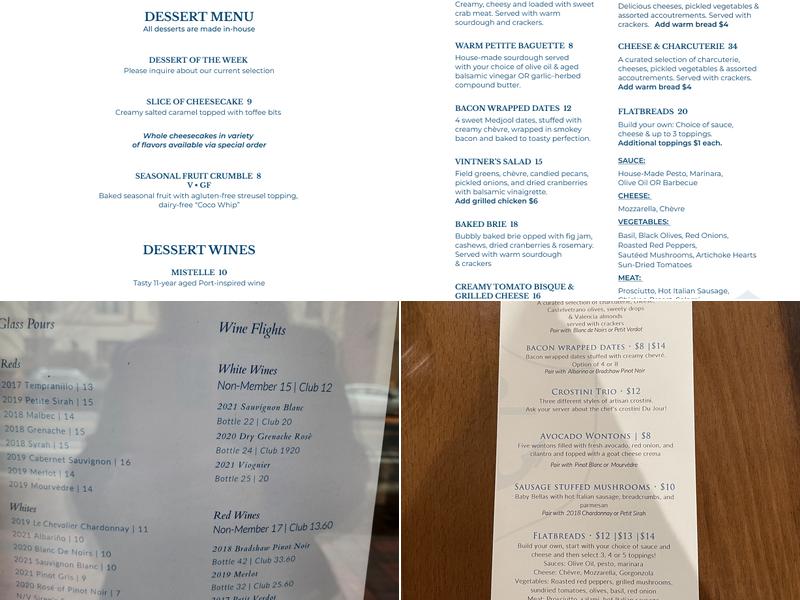 J. Scott Cellars Menu