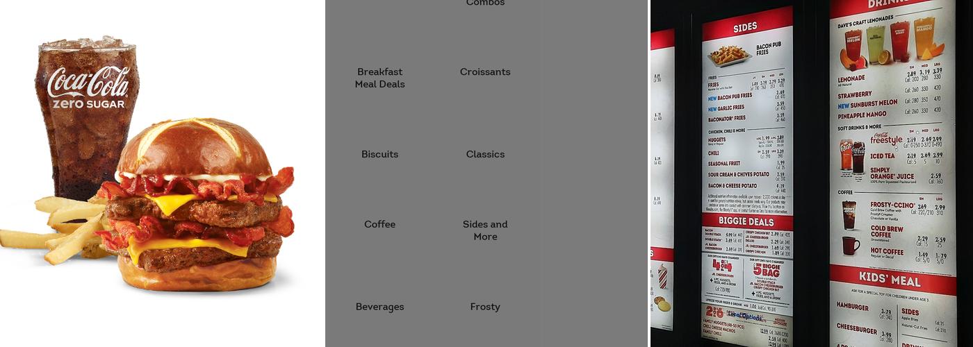 Wendy's Menu
