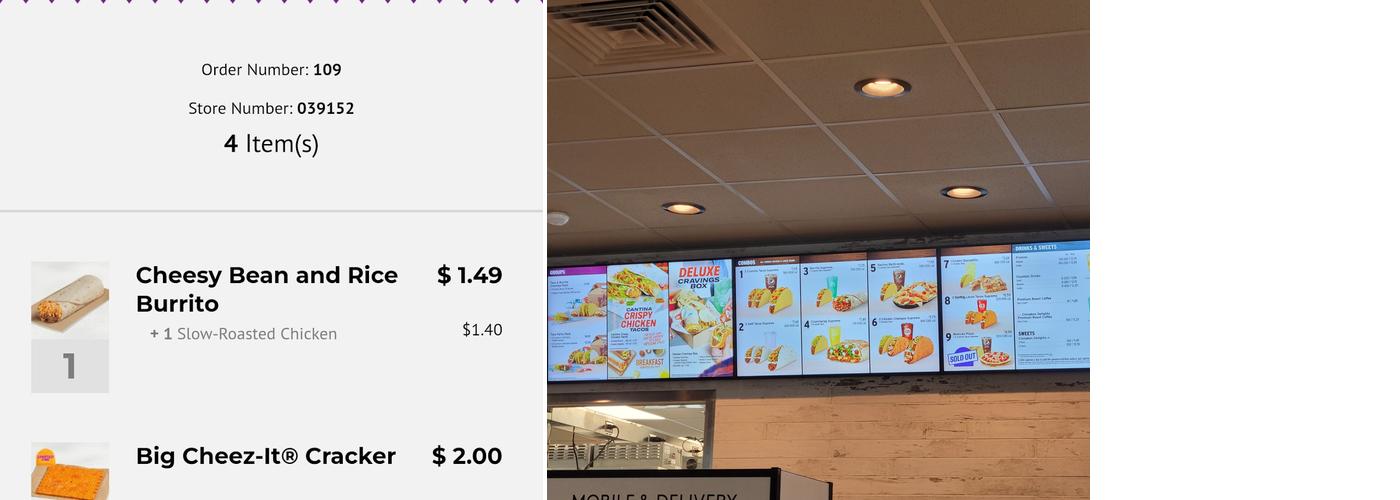 Taco Bell Menu