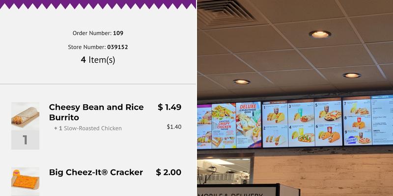 Taco Bell Menu