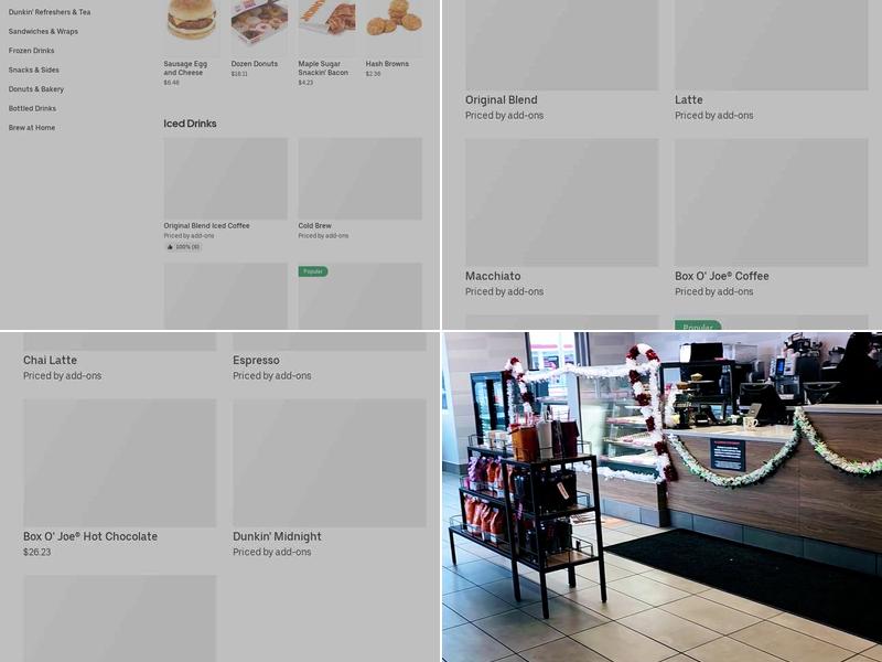 Dunkin' Menu