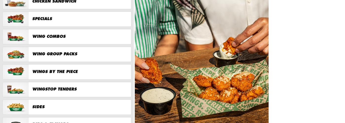 Wingstop Menu